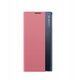 Θήκη New Sleep Case με καπάκι και βάση στήριξης για Samsung Galaxy S25 Edge - ροζ