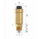 Αυτόματος αεραγωγός FLAMCO Flexvent, 1/2", ver.