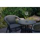 Table LED lamp GLOBO SOLAR, solar powered, IP44, 500lm, 3000K, anthracite