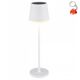 Table LED lamp GLOBO SOLAR, solar powered, IP44, 500lm, 3000K, white