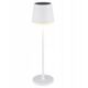 Table LED lamp GLOBO SOLAR, solar powered, IP44, 500lm, 3000K, white