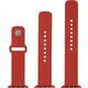 Λουράκι σιλικόνης για smartwatch Fixed, Apple Watch 42 / 44 / 45 mm, κόκκινο