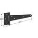 ΜΕΝΤΕΣΕΣ ΠΥΛΗΣ ZT200 200X50X110X2.5 BLACK