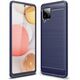 Carbon Case ελαστική θήκη Samsung Galaxy A42 5G μπλε