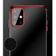Διαφανής θήκη ζελέ με μεταλλικό πλαίσιο Samsung Galaxy A72 4G μαύρο