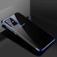 Διαφανής θήκη ζελέ με μεταλλικό πλαίσιο Samsung Galaxy A72 4G μαύρο