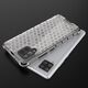 Θήκη Honeycomb etui pancerny με ζελατινώδες πλαίσιο για το Samsung Galaxy A42 5G μαύρο