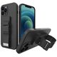 Θήκη Rope żelowe etui με λουράκι αλυσίδα τσάντα λουράκι iPhone 13 mini μαύρο