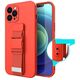 Θήκη Rope żelowe etui με λουράκι αλυσίδα τσάντα λουράκι Xiaomi Redmi Note 10 / Redmi Note 10S μπλε