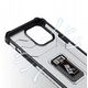 Θήκη Crystal Ring pancerne hybrydowe etui pokrowiec + μαγνητική βάση iPhone 13 Pro μαύρο