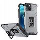 Θήκη Crystal Ring pancerne hybrydowe etui pokrowiec + μαγνητική βάση iPhone 13 mini μαύρο
