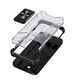 Θήκη Crystal Ring pancerne hybrydowe etui pokrowiec + μαγνητική βάση iPhone 13 mini μαύρο