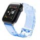 Σιλικόνι λουράκι βραχιόλι Strap Light για ρολόι Apple Watch 42 / 44 mm - μπλε