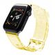 Λουράκι σιλικόνης βραχιόλι Strap Light για το ρολόι Apple Watch 38 / 40 mm - κίτρινο