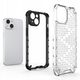 Θήκη Honeycomb iPhone 14 θωρακισμένη υβριδική μαύρη θήκη