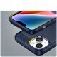 Θήκη Carbon etui iPhone 14 εύκαμπτη ζελατινώδης θήκη για πίσω μπλε