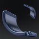 Θήκη Carbon etui iPhone 14 εύκαμπτη ζελατινώδης θήκη για πίσω μπλε