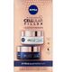 Σετ Nivea: κρέμα ημέρας, 50 ml + κρέμα νύχτας, 50 ml + ορός προσώπου, 30 ml