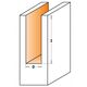 CMT HM CUTTER D=24 I=20 L=70 S=8... STRAIGHT, WITH DRILLING BLADE.