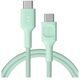 Καλώδιο Green Cell PowerStream USB Type-C Αρσενικό - USB Type-C Αρσενικό 100W Μέντα Πράσινο 0.3m 5904326376137