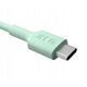 Καλώδιο Green Cell PowerFlex Γρήγορη Φόρτιση USB Type-C Αρσενικό - USB Type-C Αρσενικό 100W Μέντα Πράσινο 2m 5904326376243