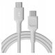 Καλώδιο Green Cell PowerFlex Γρήγορη Φόρτιση USB Type-C Αρσενικό - USB Type-C Αρσενικό 100W Λευκό 2m 5904326376212