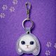 Etui na lokalizator / brelok Nimmy Big   Eyed Pet 2.0 Rabbit fioletowy