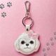 Etui na lokalizator / brelok Nimmy New   Big Eyed Pet 2.0 Dog różowy