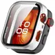 Etui ze szkłem do zegarka Bizon Case+Glass Watch do Huawei Watch Fit 4 Pro satynowo srebrne