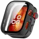 Etui ze szkłem do zegarka Bizon Case+Glass Watch do Huawei Watch Fit 4 Pro czarne