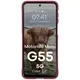 Pancerne etui Bizon Case Tur do Motorola Moto G55 5G burgundowe
