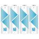 Επαναφορτιζόμενη Μπαταρία Newell Li-ion AA 2200 mAh 4 τεμ. blister