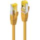 Lindy LINDY Patchkabel Cat6A RJ45 S/FTP Cat7 LSZH Kabel gelb 0,5m