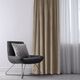 Homede Homede Zasłona VILA velvetowa na flexach 265x225 beżowa wzór 1