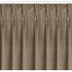 Homede Homede Zasłona VILA velvetowa na flexach 265x225 beżowa wzór 1