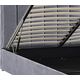 Signal Łóżko tapicerowane MONTREAL VELVET 160x200 szare SIGNAL