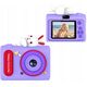 Aparat Cyfrowy 40mp Kamera Hd Obiektyw Selfie Dla Dziecka Gry Mp3 / Xrec H05 / Fioletowy Królik