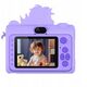 Aparat Cyfrowy 40mp Kamera Hd Obiektyw Selfie Dla Dziecka Gry Mp3 / Xrec H05 / Fioletowy Jednorożec