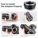 Adapter bagnetowy K&F Concept - M42 / Sony E