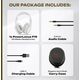 PowerLocus Słuchawki Bluetooth P19 4 tryby EQ 60 godzin składane z etui