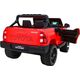 Toyota Hilux na akumulator dla dzieci Czerwony + Napęd 4x4 + Pilot + 2 bagażniki + Radio MP3 + LED