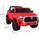 Toyota Hilux na akumulator dla dzieci Czerwony + Napęd 4x4 + Pilot + 2 bagażniki + Radio MP3 + LED