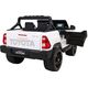 Toyota Hilux na akumulator dla dzieci Biały + Napęd 4x4 + Pilot + 2 bagażniki + Radio MP3 + LED