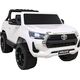 Toyota Hilux na akumulator dla dzieci Biały + Napęd 4x4 + Pilot + 2 bagażniki + Radio MP3 + LED