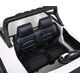 Toyota Hilux na akumulator dla dzieci Biały + Napęd 4x4 + Pilot + 2 bagażniki + Radio MP3 + LED
