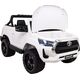 Toyota Hilux na akumulator dla dzieci Biały + Napęd 4x4 + Pilot + 2 bagażniki + Radio MP3 + LED