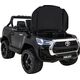 Toyota Hilux na akumulator dla dzieci Czarny + Napęd 4x4 + Pilot + 2 bagażniki + Radio MP3 + LED