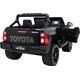 Toyota Hilux na akumulator dla dzieci Czarny + Napęd 4x4 + Pilot + 2 bagażniki + Radio MP3 + LED
