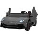 Auto Lamborghini Aventador SV na akumulator dla 2 dzieci Szary + Pilot 2,4 GHz + Pianka EVA + Audio LED