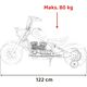 1PUNKT Pojazd Motorek Chopper Warrior Niebieski